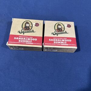 (2 PACK) Dr. Squatch Men's Natural Soap - Sandalwood Summit, 5 oz
